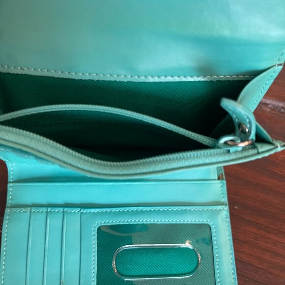 Lodis Pink & Teal Wallet - Picture 6 of 11